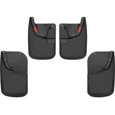 Husky Liners Mud Guards Front and Rear Mud Guards Black 56686 Fits 2011-2016 Ford F-250/F-350 w/Single Rear Wheels & w/o OEM Fender Flares 4 Pcs Husky Liners Mud Guards Front and Rear Mud Guards Black 56686 Fits 2011-2016 Ford F-250/F-350 w/Single Rear Wheels & w/o OEM Fender Flares 4 Pcs