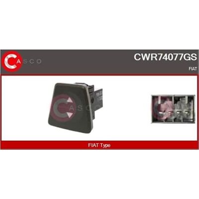 Casco CWR74077GS Glastringsbrytare Fca Casco CWR74077GS Glastringsbrytare Fca