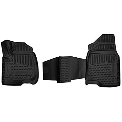 LEMENT Gummimattor golvmattor Chevrolet Silverado crew cab hinkar säte baksätet undersäte förvaring 2019-> 2 delar fram LEMENT Gummimattor golvmattor Chevrolet Silverado crew cab hinkar säte baksätet undersäte förvaring 2019-> 2 delar fram