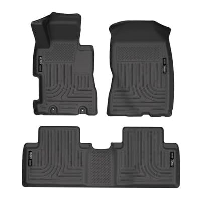 Husky Liners Weatherbeater Floor Mats Fits 2006-2011 Honda Civic 4-Door Front & 2nd Row, 3-pc Black 98411 Husky Liners Weatherbeater Floor Mats Fits 2006-2011 Honda Civic 4-Door Front & 2nd Row, 3-pc Black 98411