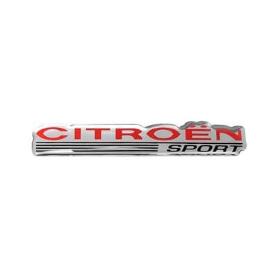 4R Quattroerre.it Citroen Sport 3D-klistermärke Namnskylt, 12 x 73 mm 4R Quattroerre.it Citroen Sport 3D-klistermärke Namnskylt, 12 x 73 mm
