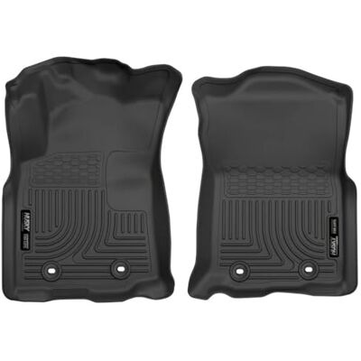 Husky Liners Fits 2018-19 Toyota Tacoma Double Cab/Access Cab Automatic Transmission Weatherbeater Front Floor Mats Husky Liners Fits 2018-19 Toyota Tacoma Double Cab/Access Cab Automatic Transmission Weatherbeater Front Floor Mats
