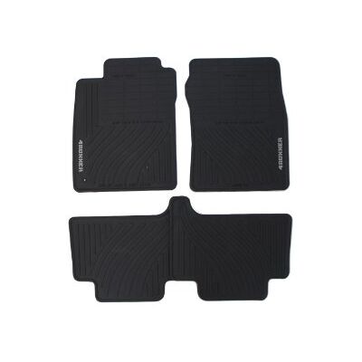 Toyota Äkta -tillbehör PT908-89090-20 främre och bakre golvmattor för alla väder (svart) set med 4 Toyota Äkta -tillbehör PT908-89090-20 främre och bakre golvmattor för alla väder (svart) set med 4