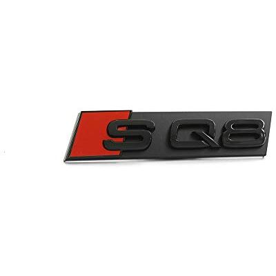 Audi 4M8071805 bokstäver SQ8 klämma svart/röd tuning exklusiv kylargrill svart utgåva emblem Audi 4M8071805 bokstäver SQ8 klämma svart/röd tuning exklusiv kylargrill svart utgåva emblem