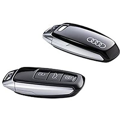 Audi 4N0071208AY9T nyckelskyddsöverdrag, med ringlogotyp, endast för nycklar 8Y0959754 4N0959754 (mythossvart) Audi 4N0071208AY9T nyckelskyddsöverdrag, med ringlogotyp, endast för nycklar 8Y0959754 4N0959754 (mythossvart)