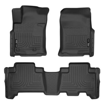 Husky Liners Weatherbeater Floor Mats Fits 2010-2012 Toyota 4Runner, 2010-2013 Lexus GX460 Front & 2nd Row, 3-pc Black 98571 Husky Liners Weatherbeater Floor Mats Fits 2010-2012 Toyota 4Runner, 2010-2013 Lexus GX460 Front & 2nd Row, 3-pc Black 98571