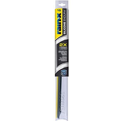 Rain-X 830115 Silicone Endura Wiper Blades, 15 Inch Windshield Wipers (Pack of 1), Automotive Replacement Windshield Wiper Blades With Two Times Longer-Lasting Resilient Silicone Rubber Squeegee Rain-X 830115 Silicone Endura Wiper Blades, 15 Inch Windshield Wipers (Pack of 1), Automotive Replacement Windshield Wiper Blades With Two Times Longer-Lasting Resilient Silicone Rubber Squeegee
