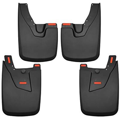 Husky Liners — Front & Rear Mud Guards Fits 2019-2024 Dodge Ram 2500/3500 w/OEM Fender Flares (Excludes Power Wagon/Excludes Dually) Front & Rear Set Black, 4 Pc. 58056 Husky Liners — Front & Rear Mud Guards Fits 2019-2024 Dodge Ram 2500/3500 w/OEM Fender Flares (Excludes Power Wagon/Excludes Dually) Front & Rear Set Black, 4 Pc. 58056