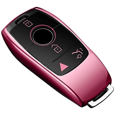 Tukellen för Mercedes Benz nyckelhängare, speciellt mjukt TPU-nyckelfodral skydd kompatibelt med Mercedes Benz 2017-2021 E-klass 2018-2021 S-klass 2019-2021 A-klass C-klass G-klass rosa Tukellen för Mercedes Benz nyckelhängare, speciellt mjukt TPU-nyckelfodral skydd kompatibelt med Mercedes Benz 2017-2021 E-klass 2018-2021 S-klass 2019-2021 A-klass C-klass G-klass rosa