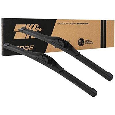 K&N EDGE Wiper Blades: All Weather Performance, Superior Windshield Contact, Streak-Free Wipe Technology: 18" (Pack of 2) K&N EDGE Wiper Blades: All Weather Performance, Superior Windshield Contact, Streak-Free Wipe Technology: 18" (Pack of 2)