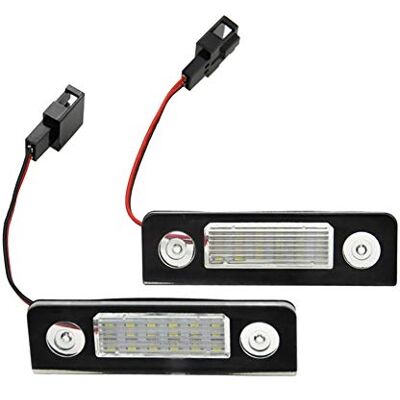 AUTO-STYLE LED Ljus för Nummerplåt Skoda Octavia & Roomster - Nummerplåt Ljus AUTO-STYLE LED Ljus för Nummerplåt Skoda Octavia & Roomster - Nummerplåt Ljus