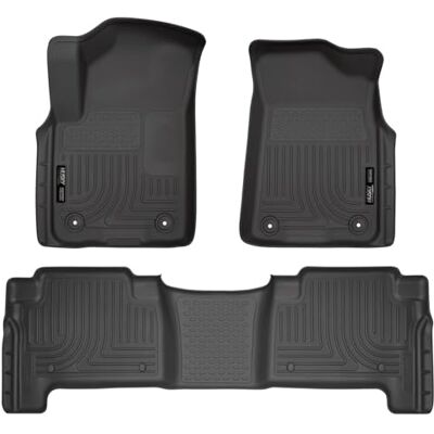 Husky Liners 95671 Weatherbeater Front & 2nd Seat Floor Mats Fits Infiniti QX80, 2019-20 Nissan Armada Husky Liners 95671 Weatherbeater Front & 2nd Seat Floor Mats Fits Infiniti QX80, 2019-20 Nissan Armada