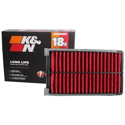 K&N Engine Air Filter: Long Life 18,000 Mile Replacement Air Filter: Compatible with 2020-2021 HYUNDAI SONATA L4-1.6L F/I, KNA-5108 K&N Engine Air Filter: Long Life 18,000 Mile Replacement Air Filter: Compatible with 2020-2021 HYUNDAI SONATA L4-1.6L F/I, KNA-5108