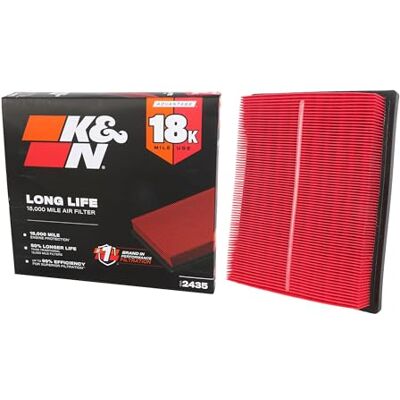 K&N Engine Air Filter: Long Life 18,000 Mile Replacement Air Filter: Compatible with 2010-2019 Toyota/Lexus/Mitsubihi L3/L4 (Auris, RAV4 Hybrid, Prius, NX300h, CT300h, Eclipse Cross), KNA-2435 K&N Engine Air Filter: Long Life 18,000 Mile Replacement Air Filter: Compatible with 2010-2019 Toyota/Lexus/Mitsubihi L3/L4 (Auris, RAV4 Hybrid, Prius, NX300h, CT300h, Eclipse Cross), KNA-2435