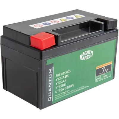 Magneti Marelli Motorcykelbatteri - 7AH 12V 90A AGM Vänster pol Magneti Marelli Motorcykelbatteri - 7AH 12V 90A AGM Vänster pol