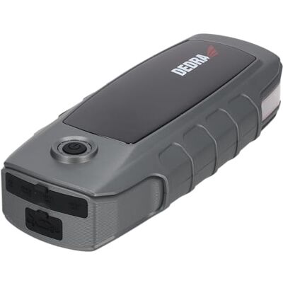 Dedra Professionell startbooster (Jump Starter) 16 000 mAh Li-Ion 12 V högpresterande startstöd LCD-skärm, LED-lampa och Power Bank för kraftfulla motorer (DEPP1600) Dedra Professionell startbooster (Jump Starter) 16 000 mAh Li-Ion 12 V högpresterande startstöd LCD-skärm, LED-lampa och Power Bank för kraftfulla motorer (DEPP1600)