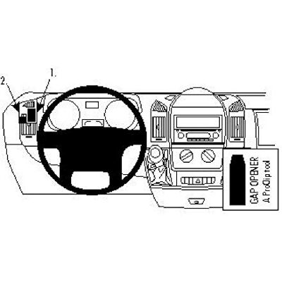 Brodit 803878 Proclip vänster montering för Citroen jumper 07-08 Brodit 803878 Proclip vänster montering för Citroen jumper 07-08