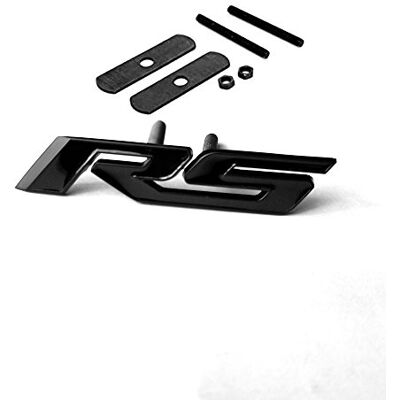 Yoaoo ® 1 x OEM Black RS emblem grill plus dekal bricka 3d legering för Camaro Chevrolet GM-serien matt svart Yoaoo ® 1 x OEM Black RS emblem grill plus dekal bricka 3d legering för Camaro Chevrolet GM-serien matt svart