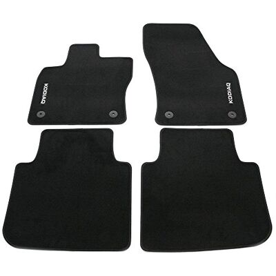 Skoda Kodiaq Velour Golvmattor - Bilmattor Skoda Kodiaq Velour Golvmattor - Bilmattor