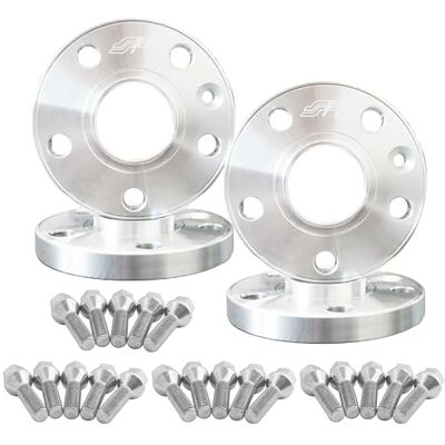 Simoni Racing Kit distanser fram och bak, 12 mm och 16 mm, med skruvar, kompatibel med BMW och Mini Simoni Racing Kit distanser fram och bak, 12 mm och 16 mm, med skruvar, kompatibel med BMW och Mini