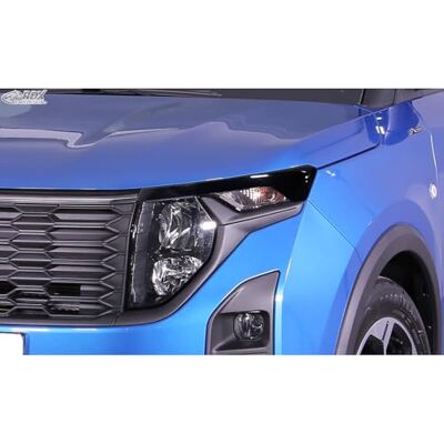 RDX Racedesign RDX strålkastare spoilers kompatibla med Ford Transit Courier & Tourneo Courier 2023- (utan LED-indikatorer och DRL) (ABS glansig svart) RDX Racedesign RDX strålkastare spoilers kompatibla med Ford Transit Courier & Tourneo Courier 2023- (utan LED-indikatorer och DRL) (ABS glansig svart)