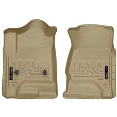 Husky Liners Weatherbeater golvmattor Passar olika 2014-2020 Chevrolet Silverado, GMC Sierra, Cadillac Escalade & ESV, Yukon & XL, Suburban, Tahoe (se beskrivning) Främre rad, 2-st brun 18233 Husky Liners Weatherbeater golvmattor Passar olika 2014-2020 Chevrolet Silverado, GMC Sierra, Cadillac Escalade & ESV, Yukon & XL, Suburban, Tahoe (se beskrivning) Främre rad, 2-st brun 18233