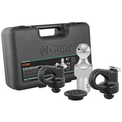 CURT 60692 OEM svaneck hitch-kit för Chevrolet, Ford, GMC, Nissan lastbilar (13,6 kg. GTW, 2-5/16 tum boll, puck system krävs), silver CURT 60692 OEM svaneck hitch-kit för Chevrolet, Ford, GMC, Nissan lastbilar (13,6 kg. GTW, 2-5/16 tum boll, puck system krävs), silver