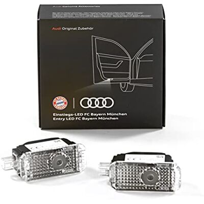 Audi 4G0052133N projektor startbelysning projektion ringar logotyp fotboll, endast för fordon med standard-LED-ingångslampor (smal kontakt) Audi 4G0052133N projektor startbelysning projektion ringar logotyp fotboll, endast för fordon med standard-LED-ingångslampor (smal kontakt)