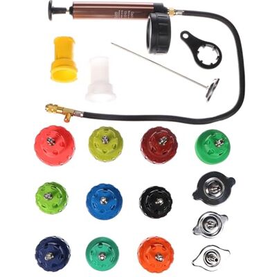 SIXTOL MECHANIC COOLING TESTER 18 kylsystem testkit 0–2,5 bar 18 delar kompatibel med personbilar och lastbilar robust verktygslåda SIXTOL MECHANIC COOLING TESTER 18 kylsystem testkit 0–2,5 bar 18 delar kompatibel med personbilar och lastbilar robust verktygslåda