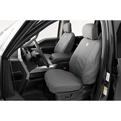 Covercraft Täckverk Carhartt Seat Saver anpassade sätesskydd SSC2516CAGY 1:a raden bucket-säten Kompatibel med utvalda Ford F-250/350-modeller, grus Covercraft Täckverk Carhartt Seat Saver anpassade sätesskydd SSC2516CAGY 1:a raden bucket-säten Kompatibel med utvalda Ford F-250/350-modeller, grus