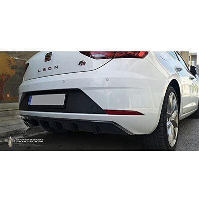 Motordrome Motordningsrum, bakförklädesmontering (diffusor) kompatibel med Seat Leon 5F FR 5-dörrars Facelift 2017–2020 (ABS) Motordrome Motordningsrum, bakförklädesmontering (diffusor) kompatibel med Seat Leon 5F FR 5-dörrars Facelift 2017–2020 (ABS)