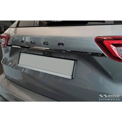 Avisa svart krom rostfritt stål trimlist för baklucka kompatibel med Ford Kuga III 2019–2024 & Facelift 2024– Avisa svart krom rostfritt stål trimlist för baklucka kompatibel med Ford Kuga III 2019–2024 & Facelift 2024–