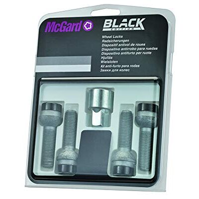 McGard 28017SUB hjulsäkringsbultar SUB (svart) M14 x 1,5, kulsäte R14, skaftlängd 45,0 mm, total längd 65,7 mm, SW17, nyckeldiameter 25,8 mm McGard 28017SUB hjulsäkringsbultar SUB (svart) M14 x 1,5, kulsäte R14, skaftlängd 45,0 mm, total längd 65,7 mm, SW17, nyckeldiameter 25,8 mm