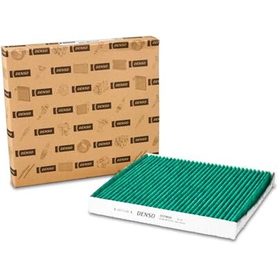 Denso ClearAir+ kabinfilter (artikelnummer DCF802A) 5-lagersfiltrering med antibakteriellt skydd, tar bort upp till 99% av alla bakterier och virus Denso ClearAir+ kabinfilter (artikelnummer DCF802A) 5-lagersfiltrering med antibakteriellt skydd, tar bort upp till 99% av alla bakterier och virus