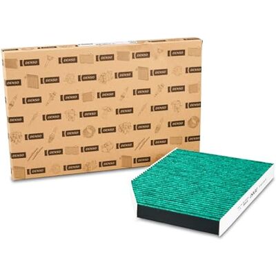 Denso ClearAir+ kabinfilter (artikelnummer DCF838A) 5-lagersfiltrering med antibakteriellt skydd, tar bort upp till 99% av alla bakterier och virus Denso ClearAir+ kabinfilter (artikelnummer DCF838A) 5-lagersfiltrering med antibakteriellt skydd, tar bort upp till 99% av alla bakterier och virus