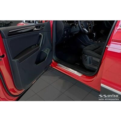 Avisa Inox dörrskydd kompatibla med Volkswagen Tiguan II 2016-2020 & FL 2020 inkl. Allspace 2017-2020 & FL 2020-2024 "Lines" 4-delar Avisa Inox dörrskydd kompatibla med Volkswagen Tiguan II 2016-2020 & FL 2020 inkl. Allspace 2017-2020 & FL 2020-2024 "Lines" 4-delar