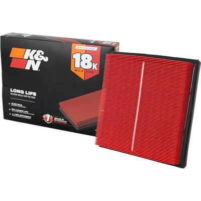 K&N Engine Air Filter: Long Life 18,000 Mile Replacement Air Filter: Compatible with 2016-2019 Subaru H4 1.6/2.0/2.4 L (Ascent, Crosstrek, Forester, Impreza, XV), KNA-5064 K&N Engine Air Filter: Long Life 18,000 Mile Replacement Air Filter: Compatible with 2016-2019 Subaru H4 1.6/2.0/2.4 L (Ascent, Crosstrek, Forester, Impreza, XV), KNA-5064