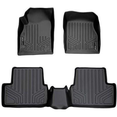 SMARTLINER Skräddarsydda golvmattor 2 rader foderset svart för 2011-2015 Chevrolet Cruze/2016 Cruze Limited SMARTLINER Skräddarsydda golvmattor 2 rader foderset svart för 2011-2015 Chevrolet Cruze/2016 Cruze Limited