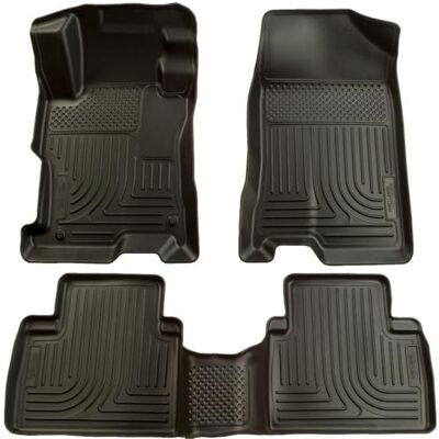 Husky Liners Fits 2012-13 Honda Civic 4 Door Weatherbeater Front & 2nd Seat Floor Mats Husky Liners Fits 2012-13 Honda Civic 4 Door Weatherbeater Front & 2nd Seat Floor Mats