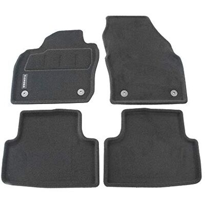 Volkswagen 2GM061445WGK Premium Velours dörrmattor Optimat 3D textilfotmattor, med T-Cross text Volkswagen 2GM061445WGK Premium Velours dörrmattor Optimat 3D textilfotmattor, med T-Cross text