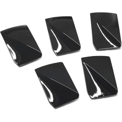 Volkswagen Original Fälgprydnadsinlägg, svart glansig plast, för Golf 8 (5H), montering utan demontering av hjul, 5H0071214D Volkswagen Original Fälgprydnadsinlägg, svart glansig plast, för Golf 8 (5H), montering utan demontering av hjul, 5H0071214D