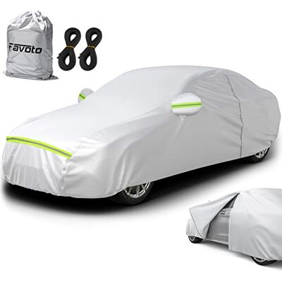 Favoto bilöverdrag full garage presenning bil garage dammtät vattentät bilöverdrag bil presenning vinter & sommar för 450-495 cm sedan sedan Favoto bilöverdrag full garage presenning bil garage dammtät vattentät bilöverdrag bil presenning vinter & sommar för 450-495 cm sedan sedan