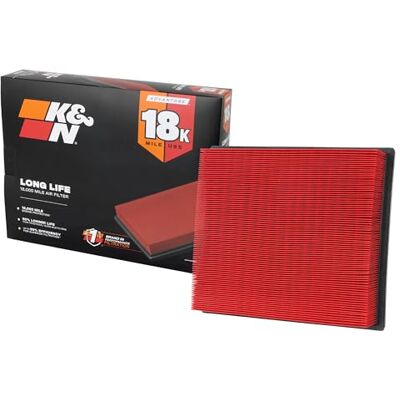 K&N Engine Air Filter: Long Life 18,000 Mile Replacement Air Filter: Compatible with 2014-2019 Toyota Truck and SUV V6/V8 (Tundra, Tacoma, Sequoia), KNA-5017 K&N Engine Air Filter: Long Life 18,000 Mile Replacement Air Filter: Compatible with 2014-2019 Toyota Truck and SUV V6/V8 (Tundra, Tacoma, Sequoia), KNA-5017