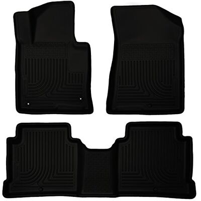 Husky Liners 99631 passar 2015-19 Hyundai Sonata Weatherbeater främre och 2:a sitsgolvmattor, svart Husky Liners 99631 passar 2015-19 Hyundai Sonata Weatherbeater främre och 2:a sitsgolvmattor, svart
