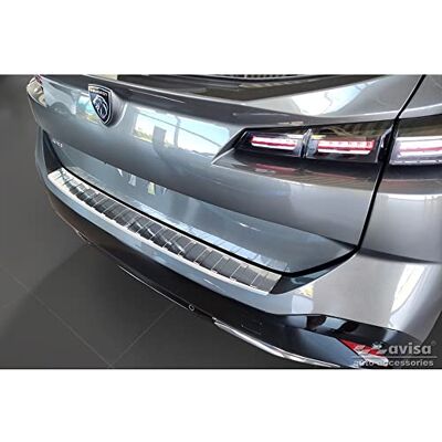 Avisa Rostfri bakre stötfångarskydd Kompatibel med Peugeot 308 III SW 2021- 'Ribs' Avisa Rostfri bakre stötfångarskydd Kompatibel med Peugeot 308 III SW 2021- 'Ribs'