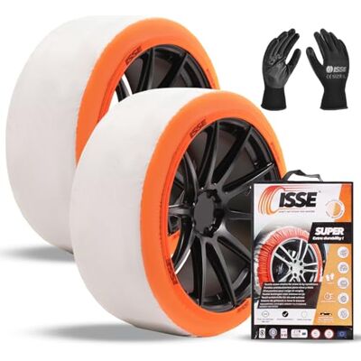 ISSE SUPER 2024 Cadenas de nieve textiles para coche Talla 66 ISSE SUPER 2024 Cadenas de nieve textiles para coche Talla 66