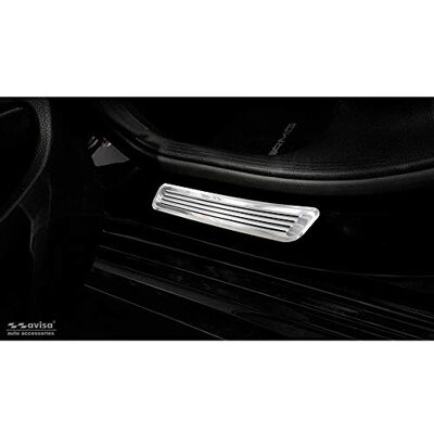 Avisa Inox dörrskydd kompatibla med Mercedes C-Class W205 2014-2019 & FL 2019-2021 & W206 2021-2-delar (bakdörrar) Avisa Inox dörrskydd kompatibla med Mercedes C-Class W205 2014-2019 & FL 2019-2021 & W206 2021-2-delar (bakdörrar)