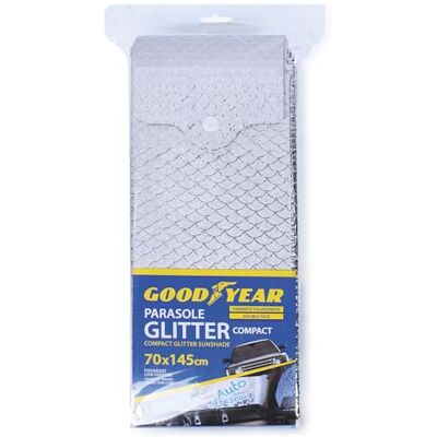 Goodyear Solskydd för bil fram 70 x 145 cm med sugkoppar – universellt solskydd vindruteskydd – stort våghalsgrått – UV-skydd, termiskt, hopfällbart – sommarbiltillbehör Goodyear Solskydd för bil fram 70 x 145 cm med sugkoppar – universellt solskydd vindruteskydd – stort våghalsgrått – UV-skydd, termiskt, hopfällbart – sommarbiltillbehör