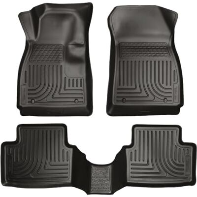 Husky Liners Weatherbeater golvmattor passar 2012-2020 Chevrolet Sonic fram och 2:a raden, 3-st svart 98291 Husky Liners Weatherbeater golvmattor passar 2012-2020 Chevrolet Sonic fram och 2:a raden, 3-st svart 98291