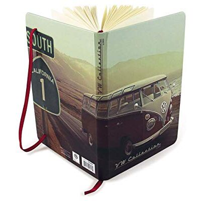 BRISA VW Collection – Volkswagen anteckningsdags-skrivbok, linjerad i inbunden omslag i T1-buss-design DIN A5 (Highway 1/färgglad) BRISA VW Collection – Volkswagen anteckningsdags-skrivbok, linjerad i inbunden omslag i T1-buss-design DIN A5 (Highway 1/färgglad)